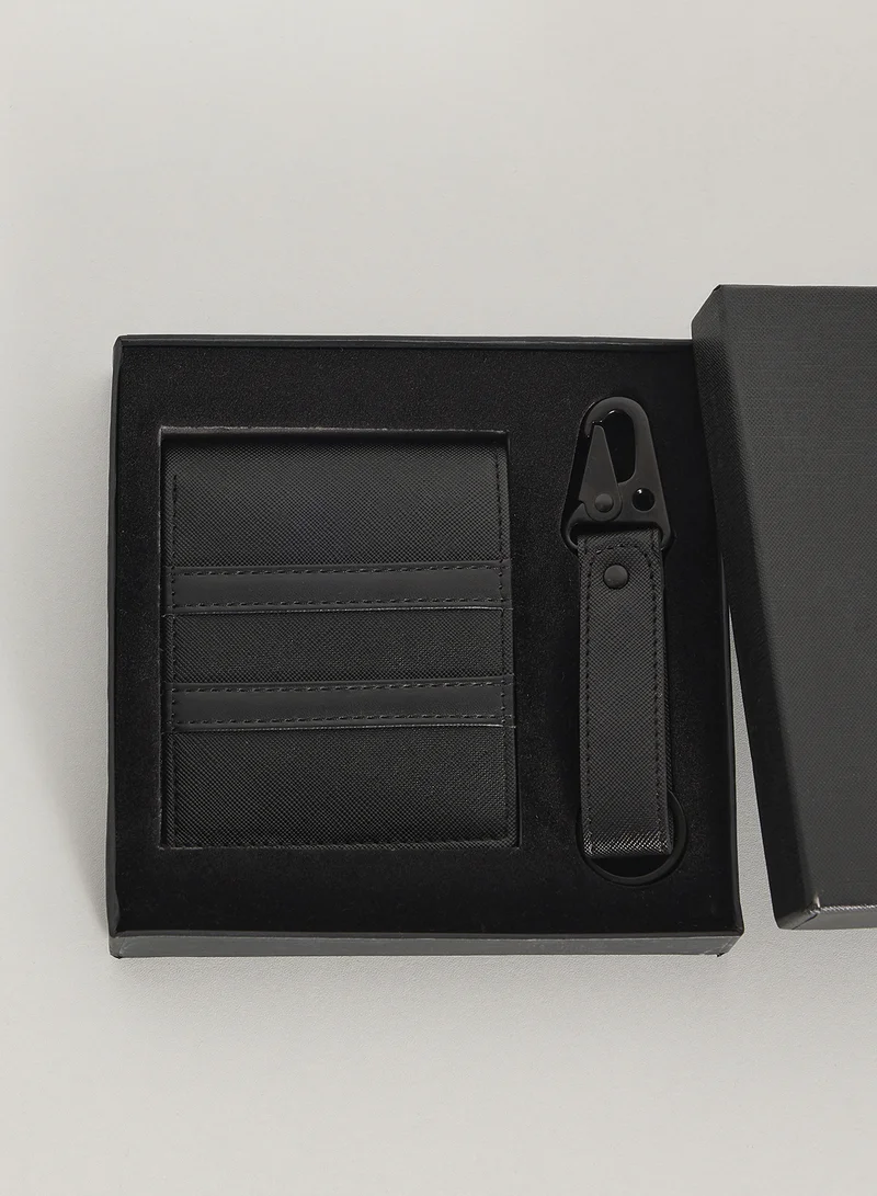 Robert Wood  Saffiano Wallet & Key Ring With Gift Set for Men | Best Price UAE